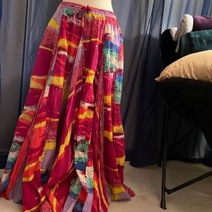 Women’s Long Multi Colored Skirt